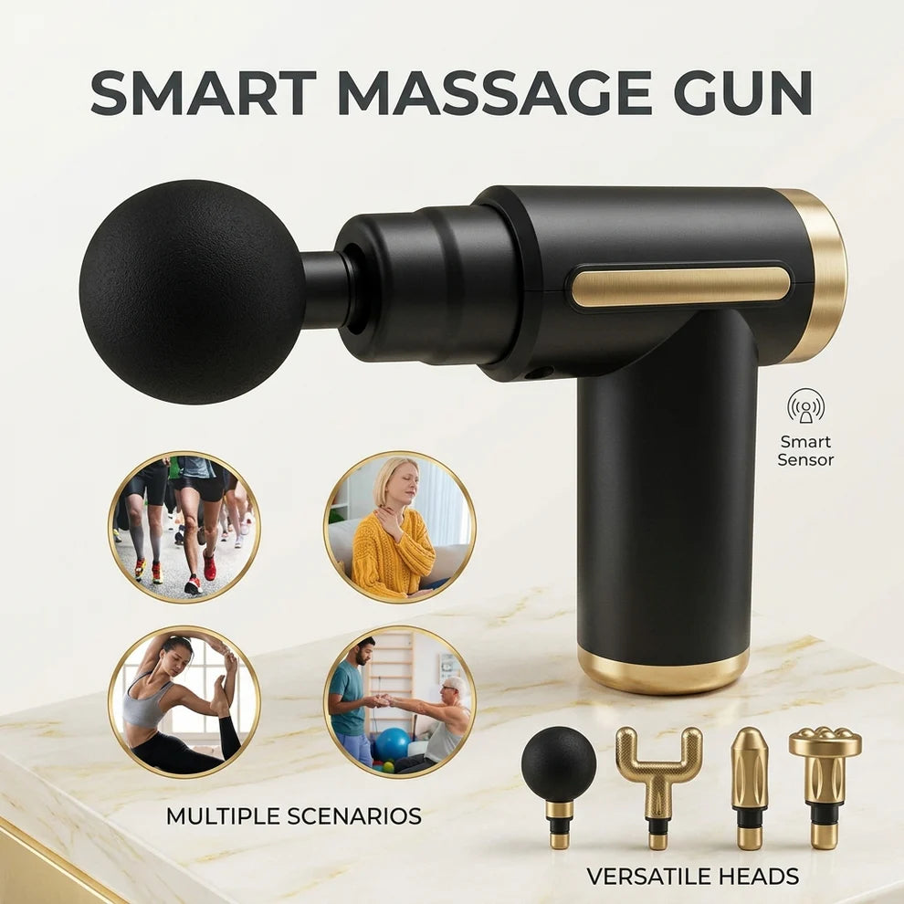 Deep Tissue Massage Gun – Portable Muscle Massager