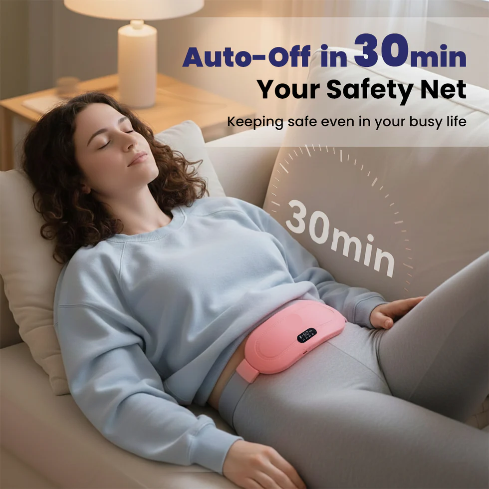 Menstrual Heating Pad – Portable Period Cramp Relief Belt